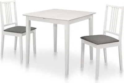 Obrázek produktu pro 3dílný jídelní set MDF bílý