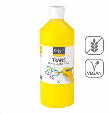 Obrázok produktu pre Transparentná farba Creall 500 ml - žltá