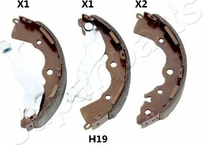 Produktbild von JAPANPARTS Bremsbackensatz Trommelbremse Hinten für KIA RIO II (JB) GF-H19AF
