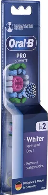 Obrázek produktu pro Oral-B | Replaceable Toothbrush Heads | PRO 3D White refill | Heads | Does not apply | Number of brush heads included 2