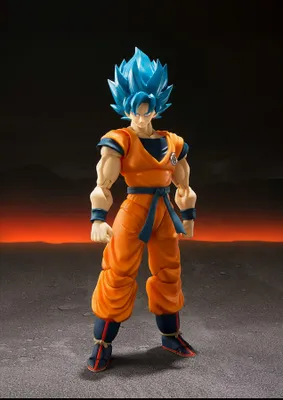 Produktbild von Tamashii Nations Dragon Ball Goku Figur Super Saiyan Gott Super Saiyan Sohn Super Broly 14 Cm Mehrfarbig Mehrfarbig One Size