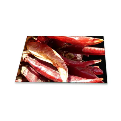 Produktbild von Herdabdeckplatte Glaskeramik 1 Teilig 80x52 Paprika Rot Abdeckung Glas Spritzschutz