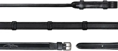 Produktbild von Dyon Dressurzügel mit rundem Leder u. 7 Lederstegen