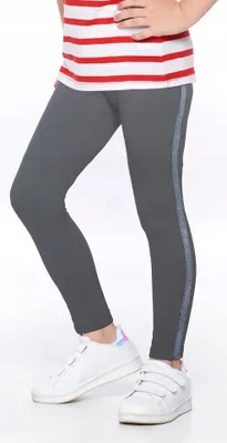 Immagine prodotto di Moraj | Leggings per bambine - Taglia 98 - Leggings grigi per bambini - Leggings per bambine - Leggings sportivi per bambine