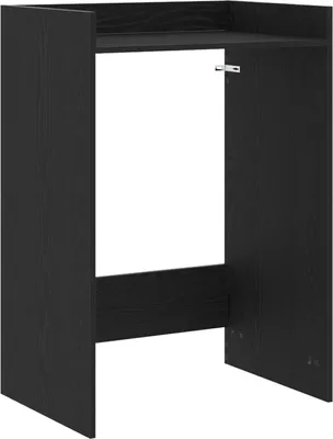 Produktbild von Waschmaschinen-Schrank Schwarz Eichen-Optik 67,5 x 48 x 97 cm