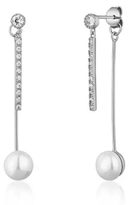 Immagine prodotto di Elegananti orecchini in argento 2 in 1 con zirconi SVLE1585XD2P100