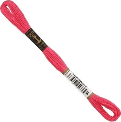 Produktbild von Anchor Sticktwist 4635000-00054 himbeerrot Stickgarn, 100 % Baumwolle