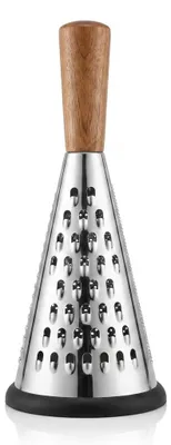 Produktbild von Reibe aus Edelstahl 28 cm 3-in-1 Käsereibe Standreibe Küchenreibe