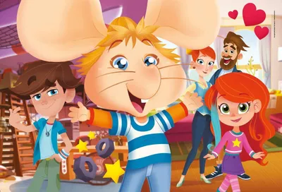 Produktbild von CLEMENTONI Puzzle Maus Gigio MAXI 60 Teile