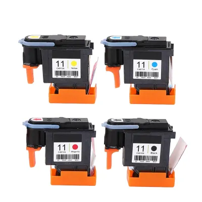 Obrázok produktu pre sada 4 tlačových hláv - náhradné pre HP Designjet 100/110/111/500/510/800/813/850 - purpurová, čierna, azúrová, žltá