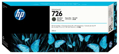 Image de HP 726      Mattschwarz         Tintenpatrone 300ml