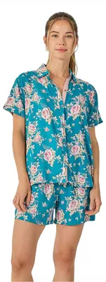 Produktbild von J&J Brothers Damen-Sommerpyjama mit kurzen Ärmeln JJB36
