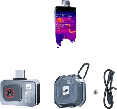 Obrázek produktu pro Termokamera P2Pro, infračervené rozlišení 256x192, rozsah měření od -20 ℃ do 600 ℃, P2Android