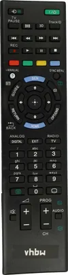 Produktbild von vhbw Fernbedienung kompatibel mit Sony KDL-32P5550, KDL-32P5500, KDL-32P5600, KDL-32P3550, KDL-32P3600 Fernseher, TV - Ersatzfernbedienung