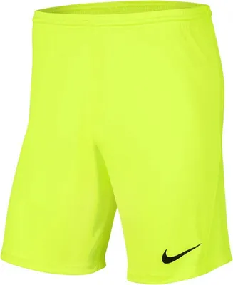 Produktbild von Nike Herren Dri-fit ParkIII Shorts - BV6855, Farbe:Gelb, Textil:M