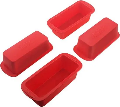 Produktbild von Famanu Backform Set – Mini Silikonformen – 4-teilig –