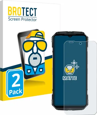 Produktbild von 2x BROTECT Schutzfolie für Doogee S118 Pro Displayschutz Displayschutzfolie Folie Matt Entspiegelungsfolie