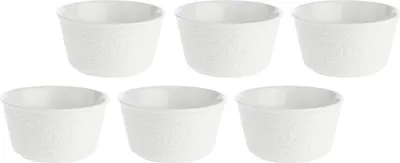 Produktbild von La Porcellana Bianca Set mit 6 runden Schüsseln 11 cm P004300911Z