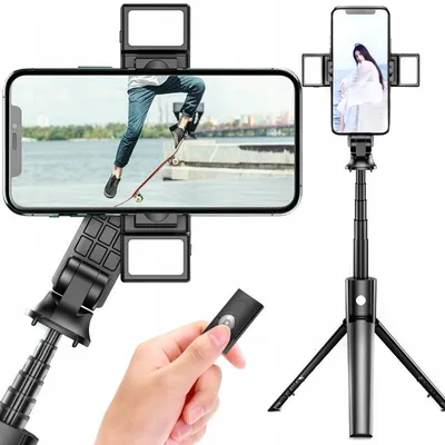 Productafbeelding van Statief voor selfies met Bluetooth-LED