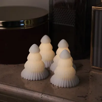 Produktbild von Sirius Home Claire Mini, Leichte Dekorationsfigur, Weiß, Wachs, 4 Glühbirne(n), LED, Akku