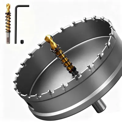 Image de Scie circulaire à trous en carbure de tungstène de 140 mm pour le perçage de métaux