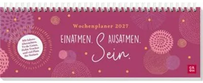 Obrázek produktu pro Stolní kalendář 2027 na šířku: Nadechnout se. Vydechnout. Být.