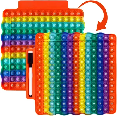 Produktbild von Pop It Spielzeug , Sensorik Spielzeug Set Mit Stift Und Karten, Lernspielzeug, Stressabbau Und Konzentrationshilfe Für Schule