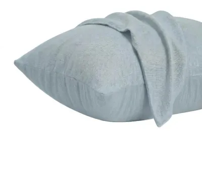 Produktbild von Kissenbezug 40 x 70 cm, 2er-Set – Blauer Kissenbezug mit Reißverschluss, aus weicher Mikrofaser, 40 x 70 cm