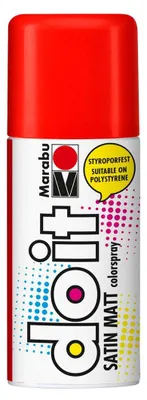 Image de Marabu Sprhfarbe do it SATIN MATT, zinnoberrot
