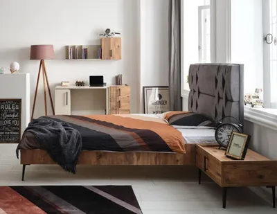 Produktbild von Luxus Schlafzimmer Nachttisch Betten Bett 2tlg Komplett Set Design Einrichtung