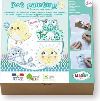 Image de ALADINE - Kit de peinture à points Kawaii