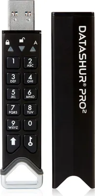 Produktbild von i Storage datAshur PRO 2 512 GB USB 3.2 Sicheres Laufwerk, blau