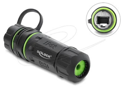 Immagine prodotto di Connettore Delock da presa RJ12 a presa RJ12