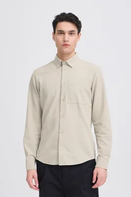 Produktbild von Casual Friday CFAABERG Herren Hemd Langarmhemd Freizeithemd 100% Baumwolle Regular Fit