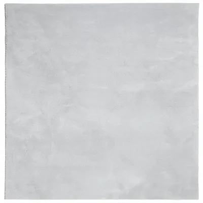 Image de Tapis HUARTE à poils courts doux et lavable gris 240x240 cm