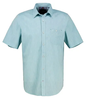 Produktbild von Lerros - Herren kurzarm Hemd, (2542008), Größe:XL, Farbe:coastal blue (456)