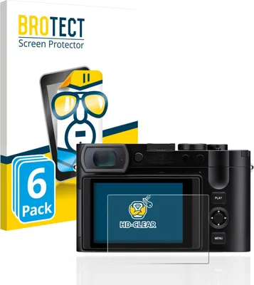 Produktbild von 6x Für Leica Q3 / Q3 43 Schutzfolie BROTECT Displayschutz Display Schutz Folie Klar Transparent