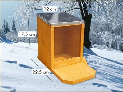 Zdjęcie produktu dla Mucola stacja karmienia dom karmienia maszyna do karmienia drewno pleksi dach cynkowy dozownik karmienia domek dla ptaków wiewiórka karmienie królika domek dla ptaków