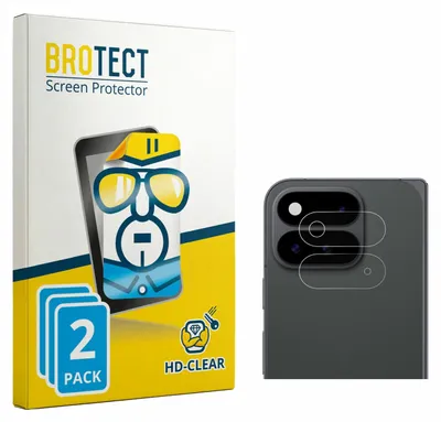 Produktbild von 2x Für Google Pixel 11 Pro Fold (NUR Kameraschutz) Schutzfolie BROTECT Displayschutz Display Schutz Folie Klar Transparent