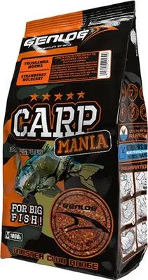 Produktbild von Genlog Carp Mania Strawberry and Mulberry - Köder für Karpfen 1kg