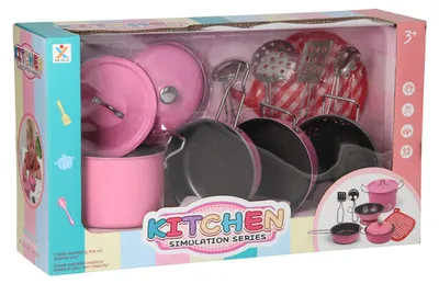 Immagine prodotto di Set di teglie rosa, 11 pezzi.