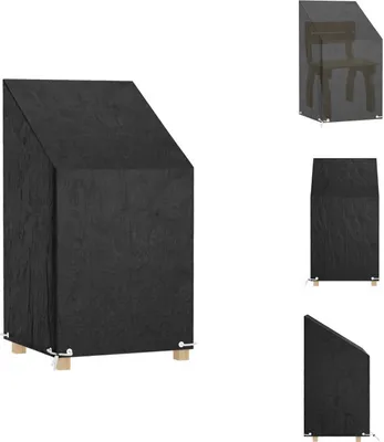 Obrázok produktu pre vidaXL Obal na záhradné kreslo 8 očiek 65x65x80/120 cm polyetylén - Ochranné kryty na záhradný nábytok