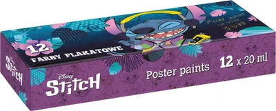 Immagine prodotto di Colori per poster 12 colori 20 ml Stitch Coolpack Colorino
