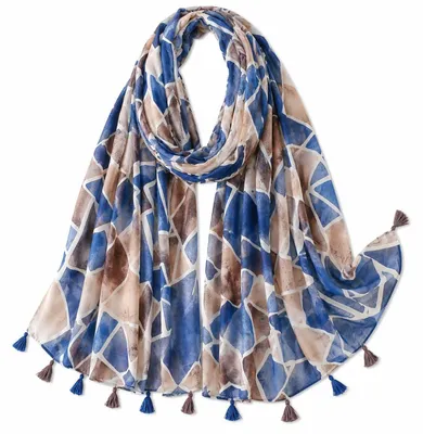 Obrázok produktu pre Šál dámsky, leopardí vzor, 180 x 90 cm, polyester, farebný
