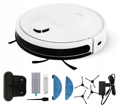 Obrázok produktu pre Robotický vysávač 2 v 1, 3000 Pa, 12 režimov, technológia Laser360, tichý chod (60 dB), funkcie vysávania a umývania