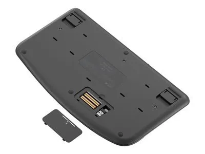 Zdjęcie produktu dla Logitech ERGO 920-012334, Pełnowymiarowy (100%), Bezprzewodowy, RF Wireless + Bluetooth, Membranowa, QWERTY, Grafitowy