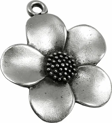 Produktbild von Minott Schmuck Anhänger | Blüte > Blume > Messing, versilbert 41987