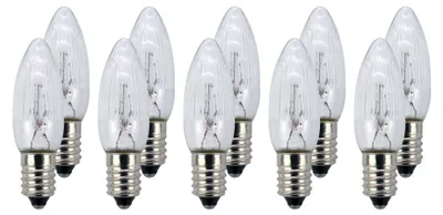 Produktbild von Ersatzkerzen 12V 2,5W, 10Stk E10, für 20 Brennstellen innen & außen 950038