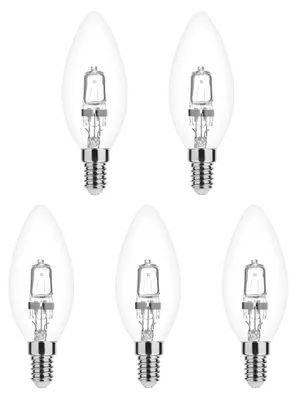 Produktbild von Modee E14 Halogen Kerzenlampe 42W 624lm 2700K Warmweiß Dimmbar 5 Stück