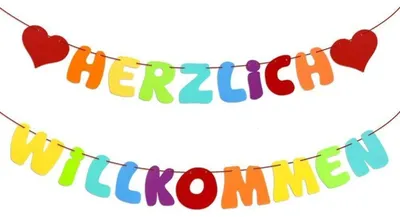Image de Guirlande en feutre "Bienvenue chez vous" (6 mètres)